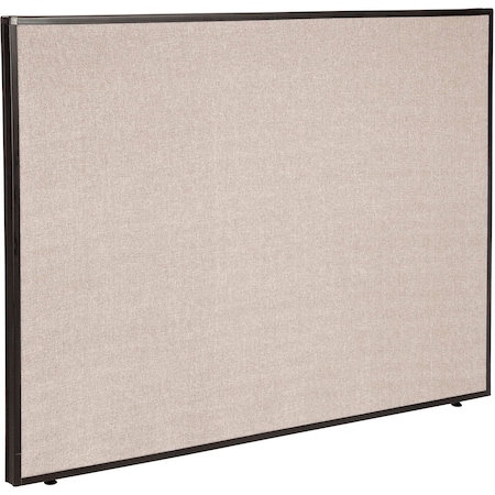 Office Partition Panel, 60-1/4W X 42H, Tan